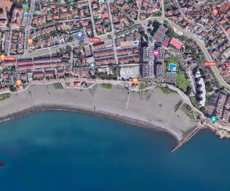 Playa La Cala In Front Of The Beach Free Parking Lejlighed Málaga Eksteriør billede